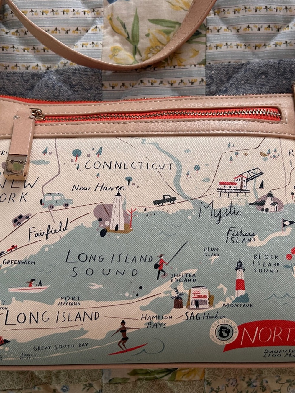 Spartina 449 Cape Cod crossbody bag. - Picture 2 of 7